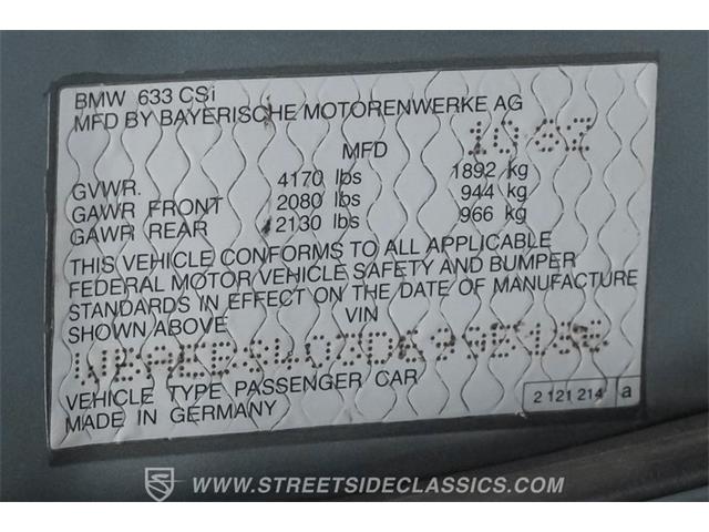 1983 BMW 633csi (CC-2069436) for sale in Ft Worth, Texas