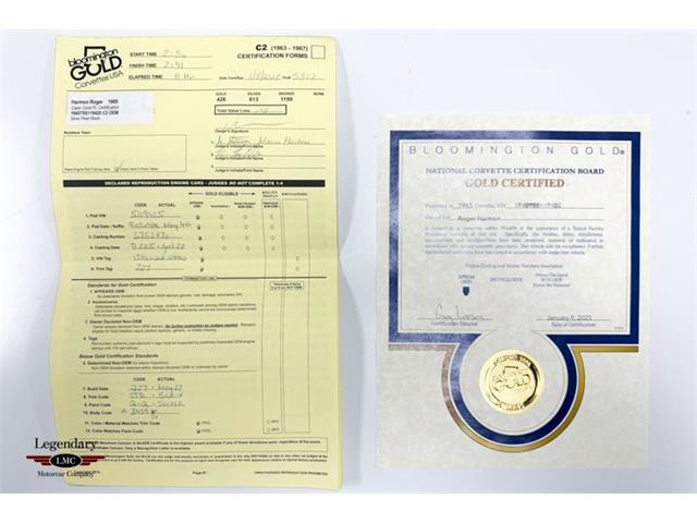 1965 Chevrolet Corvette (CC-2069571) for sale in Halton Hills, Ontario