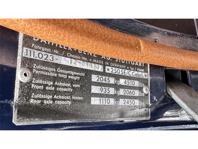 1967 Mercedes-Benz 250SE (CC-2069673) for sale in Southampton, New York
