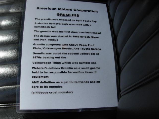 1978 AMC Gremlin (CC-2069829) for sale in Gray Court, South Carolina