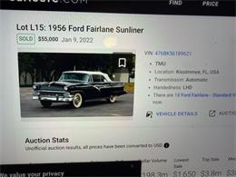 1956 Ford Fairlane Sunliner (CC-2069882) for sale in Effingham, Illinois