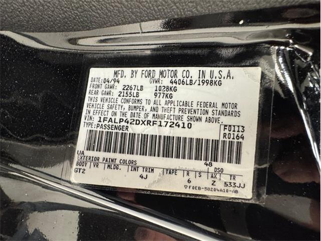 1994 Ford Mustang (CC-2069921) for sale in Morgantown, Pennsylvania