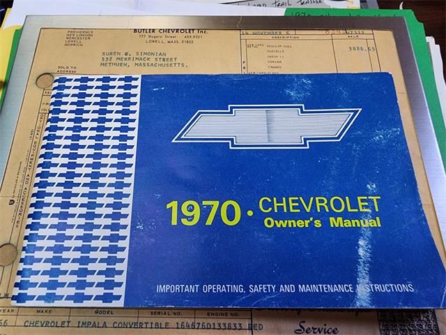 1970 Chevrolet Impala (CC-2071020) for sale in hopedale, Massachusetts