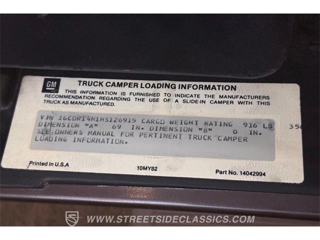 1987 Chevrolet Pickup (CC-2071209) for sale in Ft Worth, Texas