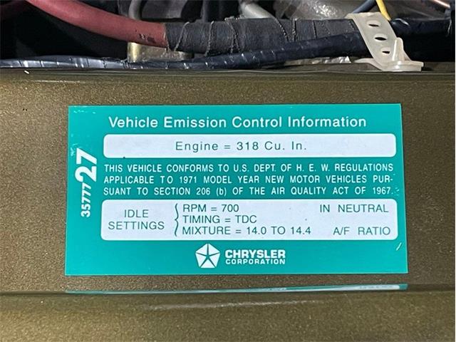 1971 Plymouth Satellite (CC-2071302) for sale in Depew, New York