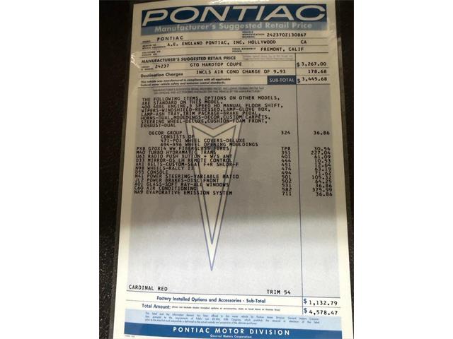 1970 Pontiac GTO (CC-2070134) for sale in Effingham, Illinois