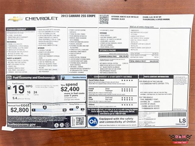 2013 Chevrolet Camaro (CC-2071377) for sale in Glen Ellyn, Illinois