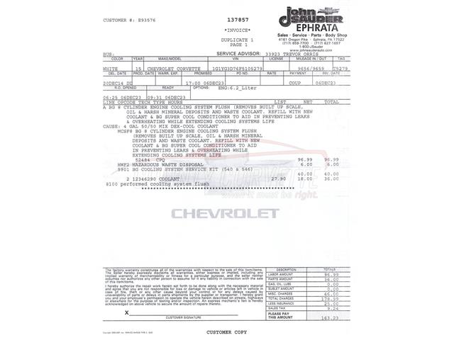 2015 Chevrolet Corvette (CC-2071398) for sale in West Chester, Pennsylvania