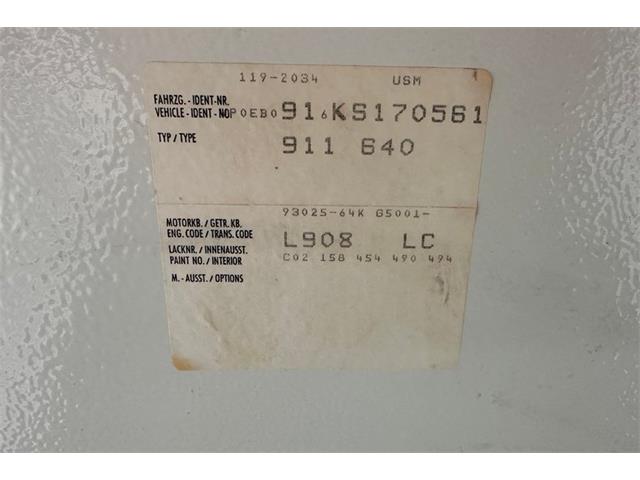 1989 Porsche 911 (CC-2071401) for sale in Savannah, Georgia