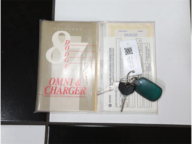 1987 Dodge Charger (CC-2071460) for sale in Addison, Illinois