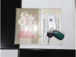1987 Dodge Charger (CC-2071460) for sale in Addison, Illinois