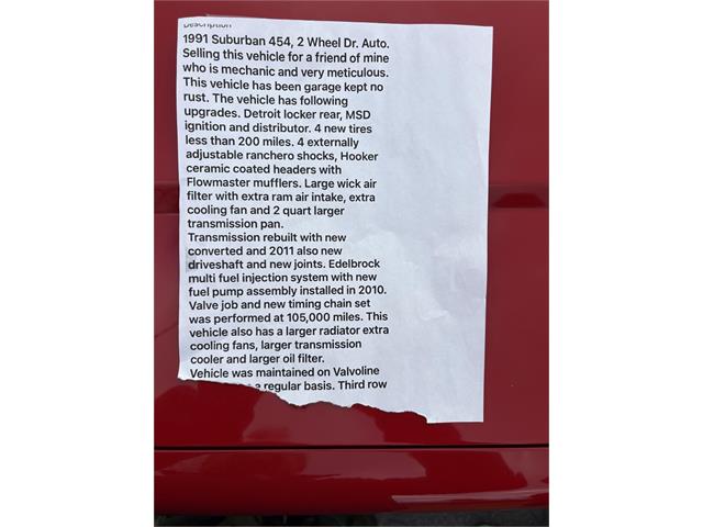 1991 Chevrolet Suburban (CC-2071620) for sale in Dallas, Pennsylvania