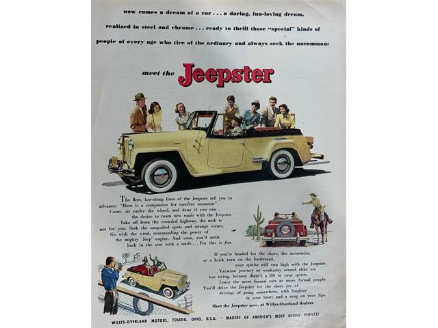 1950 Willys Jeepster (CC-2071664) for sale in Franklin, North Carolina