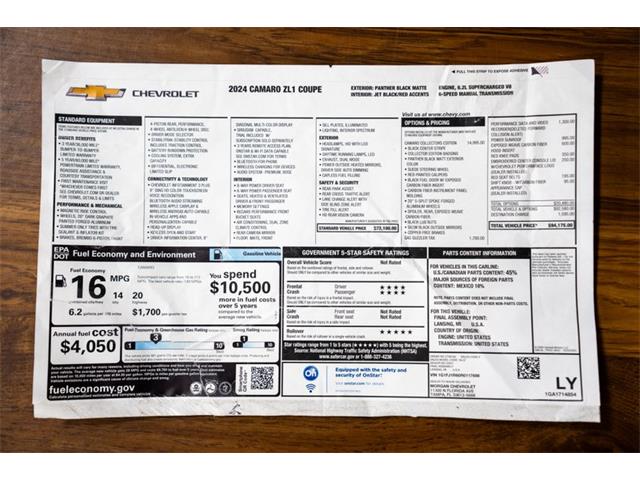 2024 Chevrolet Camaro (CC-2071774) for sale in Bristol, Pennsylvania