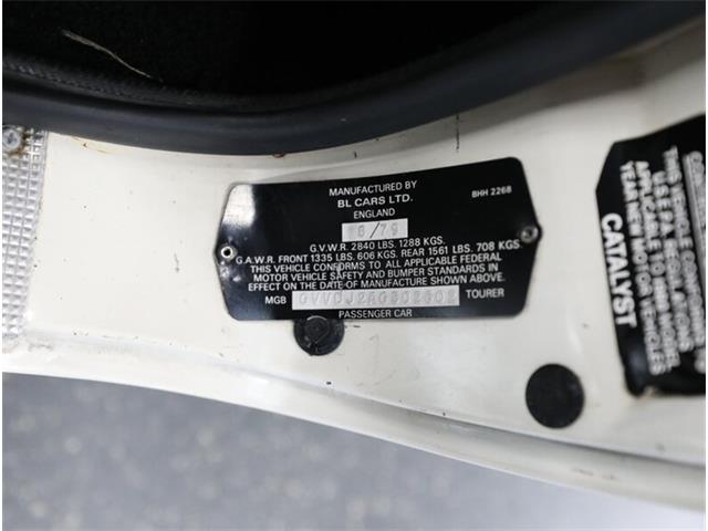 1980 MG MGB (CC-2072054) for sale in Addison, Illinois