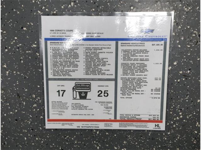 1996 Chevrolet Corvette (CC-2072106) for sale in Addison, Illinois