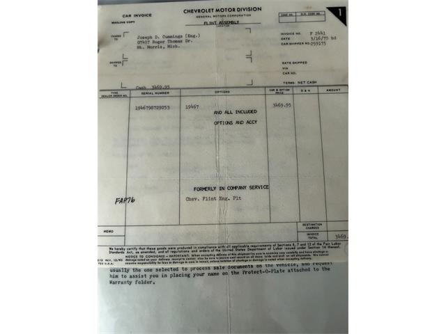 1969 Chevrolet Corvette (CC-2072111) for sale in Milford City, Connecticut