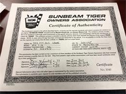 1966 Sunbeam Tiger (CC-2072208) for sale in DELRAY BEACH, Florida