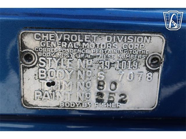 1939 Chevrolet Sedan (CC-2072317) for sale in Crete, Illinois