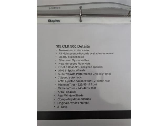 2005 Mercedes-Benz CLK500 (CC-2072606) for sale in Hobart, Indiana