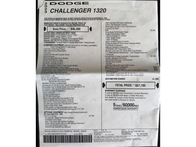 2023 Dodge Challenger (CC-2072805) for sale in Orrville, Ohio