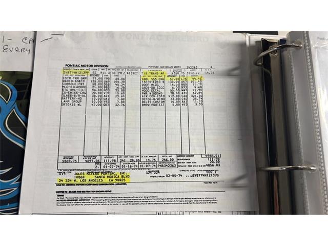 1974 Pontiac Firebird Trans Am (CC-2072889) for sale in North Canton, Ohio