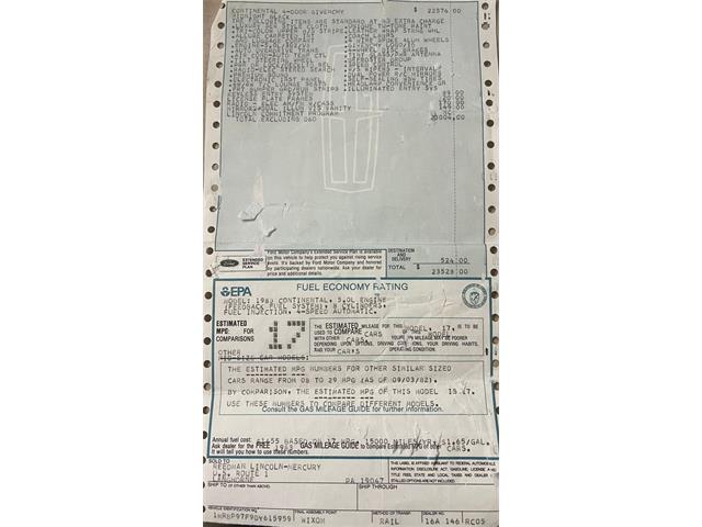 1983 Lincoln Continental (CC-2072926) for sale in Morgantown, Pennsylvania