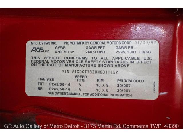 1992 GMC Typhoon (CC-2072928) for sale in Kentwood, Michigan