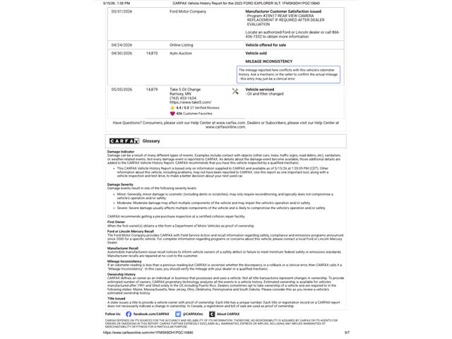 2023 Ford Explorer (CC-2073031) for sale in Ramsey, Minnesota