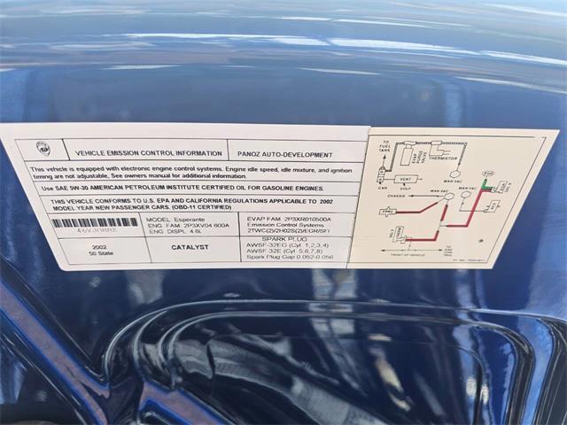 2002 Panoz Esperante (CC-2073067) for sale in Woodland Hills, California