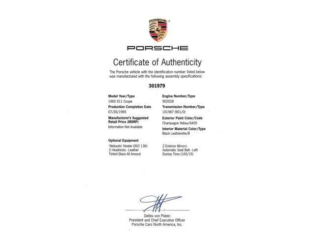 1965 Porsche 911 (CC-2073085) for sale in Costa Mesa, California