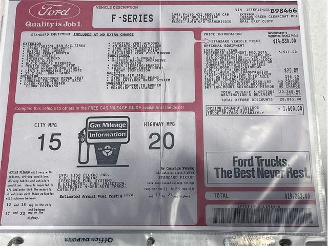 1995 Ford F150 (CC-2073183) for sale in Depew, New York
