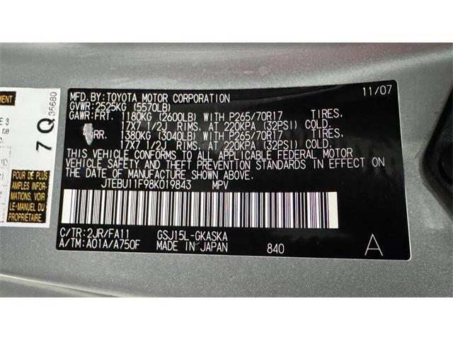 2008 Toyota FJ Cruiser (CC-2073350) for sale in Clearwater, Florida
