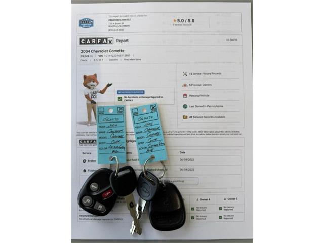 2004 Chevrolet Corvette (CC-2073413) for sale in Woodbury, New Jersey