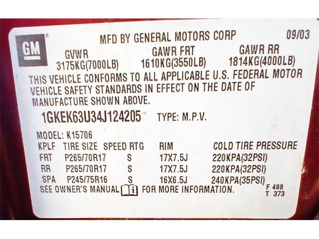 2004 GMC Yukon Denali (CC-2073436) for sale in Houston, Missouri