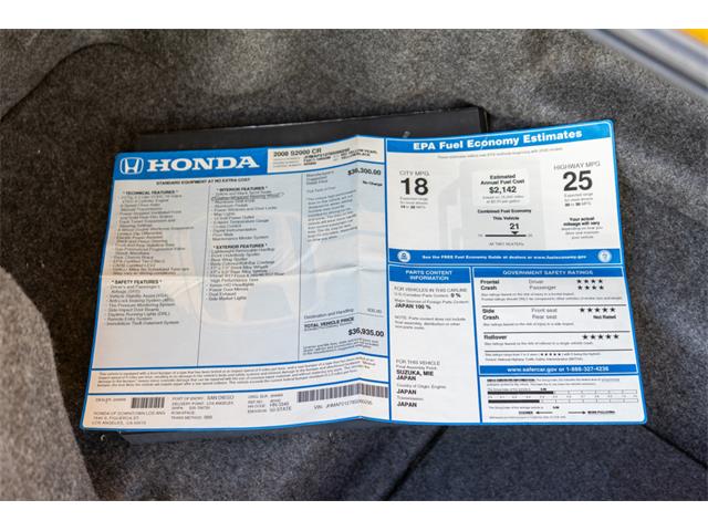 2008 Honda S2000 (CC-2073453) for sale in Sherman Oaks, California