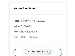 1969 Chevrolet Camaro (CC-2073805) for sale in Carmel Valley, California