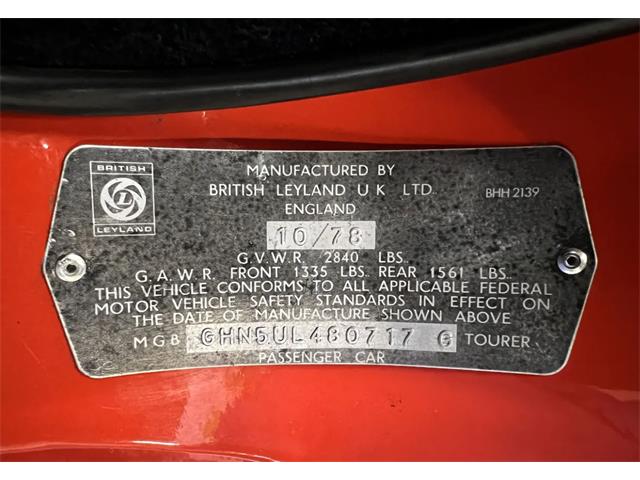 1979 MG MGB (CC-2073840) for sale in Atlanta, Georgia