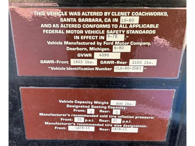 1982 Clenet Series II (CC-2070390) for sale in West Chester, Pennsylvania