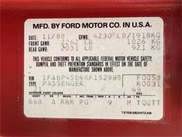 1989 Ford Mustang (CC-2073993) for sale in Salem, Ohio