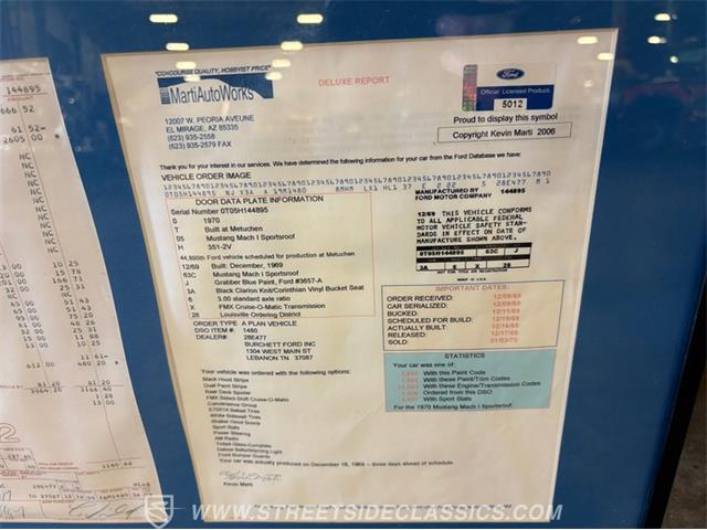1970 Ford Mustang (CC-2074168) for sale in Ft Worth, Texas