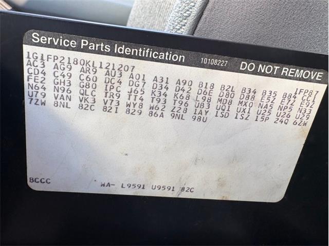 1989 Chevrolet Camaro (CC-2074195) for sale in Lutz, Florida