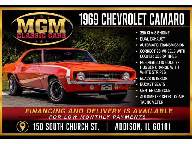 1969 Chevrolet Camaro (CC-2074252) for sale in Addison, Illinois