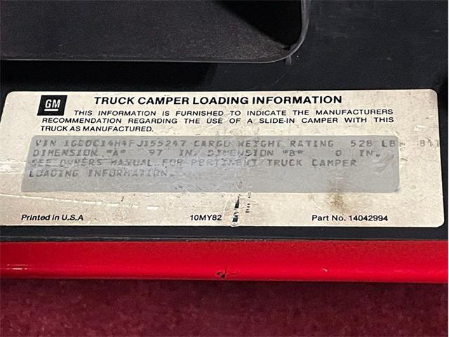1985 Chevrolet C/K 10 (CC-2074265) for sale in Depew, New York