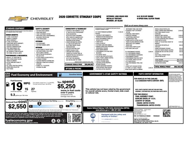 2020 Chevrolet Corvette Stingray (CC-2074329) for sale in Shelby Township, Michigan