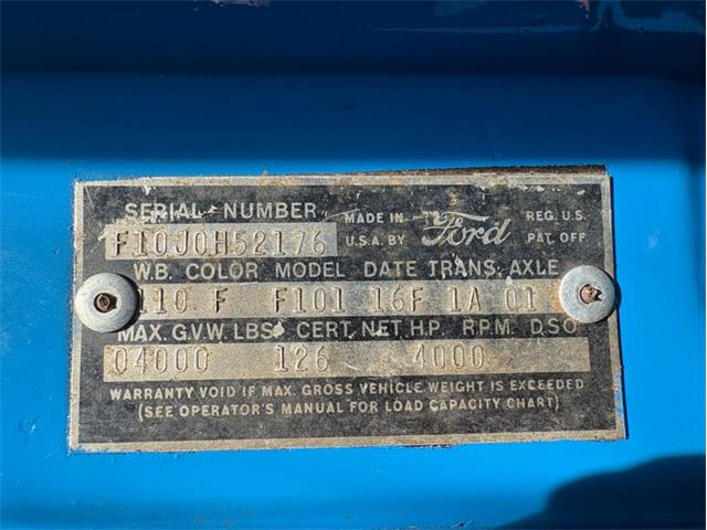 1960 Ford F100 (CC-2074468) for sale in Lutz, Florida