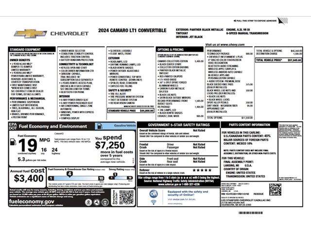 2024 Chevrolet Camaro (CC-2074508) for sale in Depew, New York