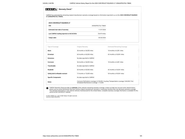 2025 Chevrolet Equinox (CC-2074554) for sale in Ramsey, Minnesota