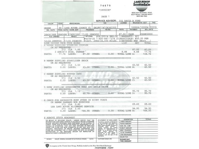 1988 Land Rover Range Rover (CC-2074797) for sale in Beverly Hills, California