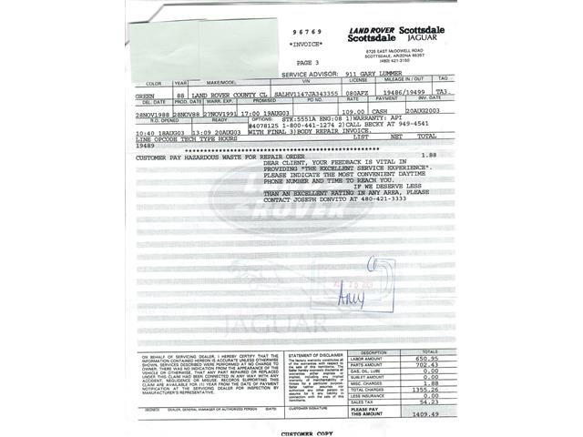 1988 Land Rover Range Rover (CC-2074797) for sale in Beverly Hills, California